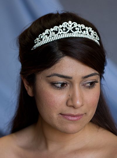 Elegant Scroll Princess Tiara 