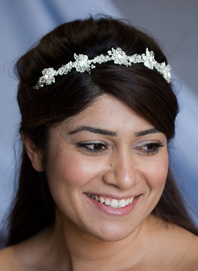 Rhinestone Flower Tiara