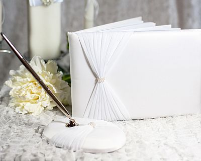 Crystal Elegance Wedding Guestbook