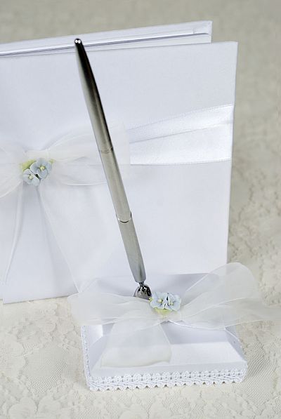 Hydrangea Wedding Pen Holder