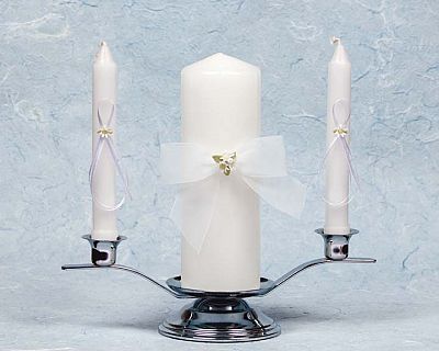 Porcelain Daisy Bouquet Wedding Unity Candle