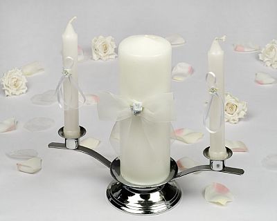 Porcelain Hydrangea Bouquet Wedding Unity Candle