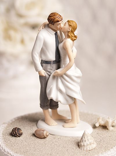 "Beach Get Away" Wedding Cake Topper 