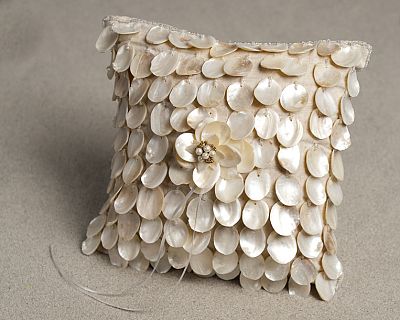 Beautifull Shell Ring Pillow 