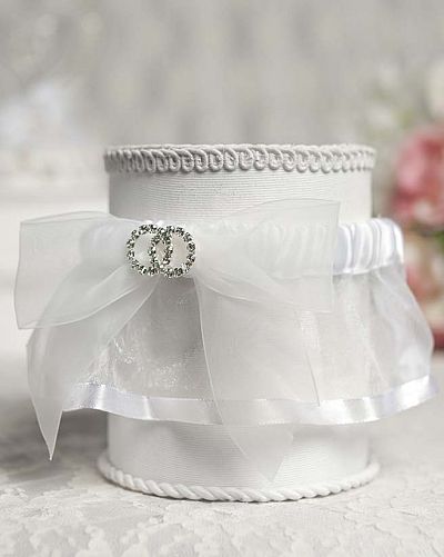 Rhinestone Rings Wedding Garter