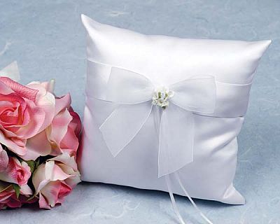 Calla Lily Bouquet Wedding Ring Bearer Pillow