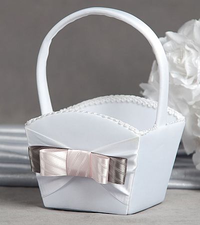 Tie(ing) the Knot Flower Girl Basket