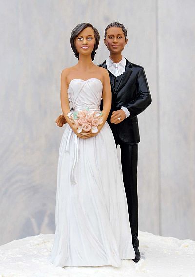 Stylish Contemporary African American Mix and Match Bride 