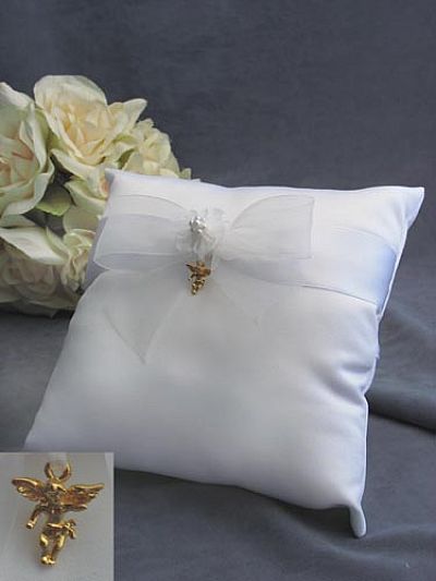 Cherub Angel Wedding Ring Bearer Pillow