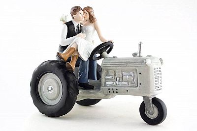 Tractor Western Cake Topper 