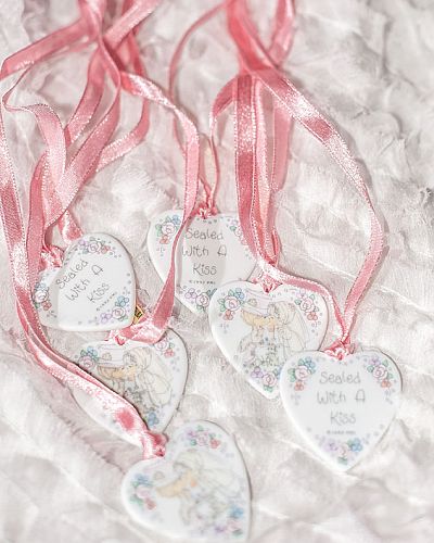 Precious Moments ® "Sealed With A Kiss" Medallion Wedding Favor