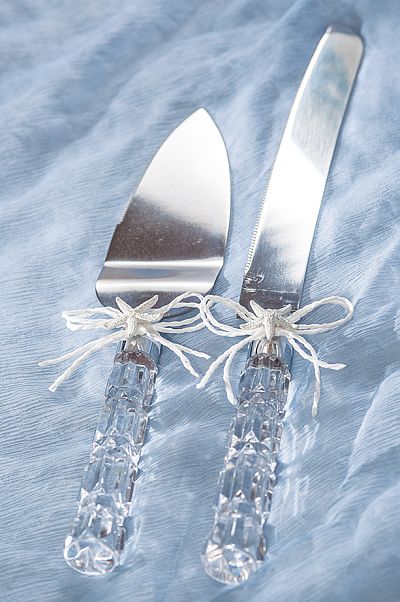 Starfish Wedding Cake Server Set