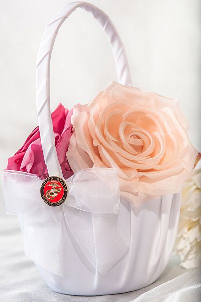  Military Wedding Flowergirl Basket 