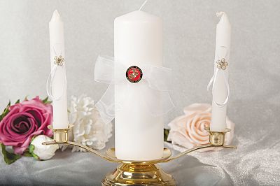 Military Wedding Unity Candle