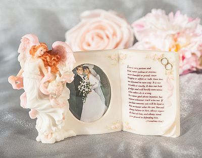 Seraphim Wedding Picture Frame