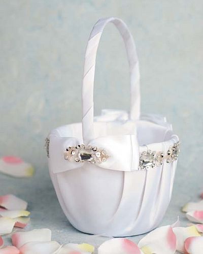 Glam Wedding Flowergirl Basket