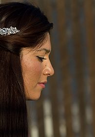 Crystal Floret Wedding Hair Comb 