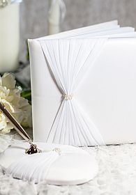 Crystal Elegance Wedding Guestbook