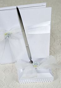 Hydrangea Wedding Pen Holder