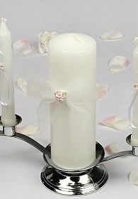 Porcelain Rose Bouquet Wedding Unity Candle