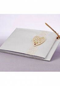 Foundations Wedding Guest Book and Pen
