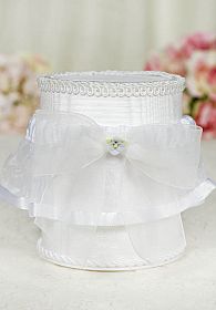 Porcelain Hydrangea Bouquet Wedding Garter