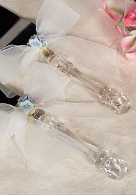 Porcelain Hydrangea Bouquet Wedding Cake Server Set