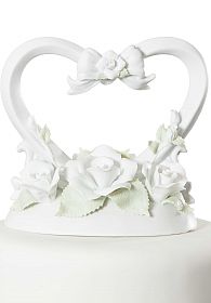 Rose Heart Cake Topper