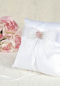 Rose Wedding Ring Bearer Pillow