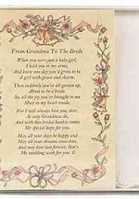 From Grandma to the Bride Wedding Handkerchief