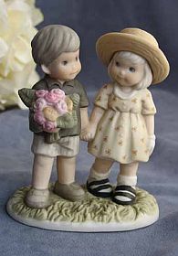 Kim Anderson's Pretty as a Picture ® "Love Never Ends" Wedding Cake Topper Figurine