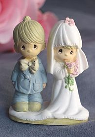 Precious Moments ® "The Lord Bless You and Keep You" Small Wedding Cake Topper Figurine