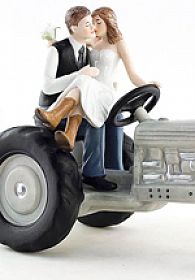 Tractor Western Cake Topper 