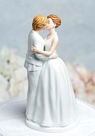 "Romance" Gay Lesbian Wedding Cake Topper Figurine