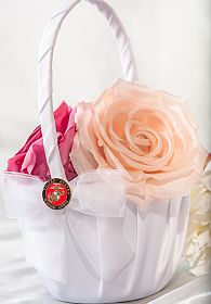  Military Wedding Flowergirl Basket 