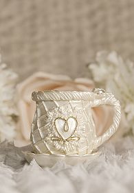 IvoryWedding Favor Tea Cup