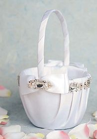 Glam Wedding Flowergirl Basket