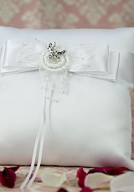 Western Cowboy Lasso Wedding Ring Bearer Pillow