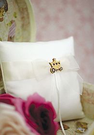 Cinderella Fairy Tale Coach Wedding Ring Bearer Pillow