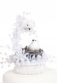 Heavenly Love Nest Cake Topper